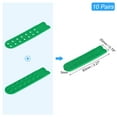 thumbnail image 2 of Unique Bargains 10 Pairs Snapback Strap Cover, Double Row 14 Holes Plastic Adjustable Hat Snap Buckle Replacement (Green), 2 of 7