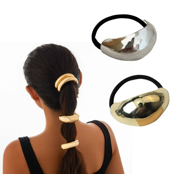 Dianli Hair Cuffs for Ponytails Metal Ponytail Hair Clips for Long Hair Horsetail Hair Ties Ponytail Hair Bands Hair Clips Deals of the Day