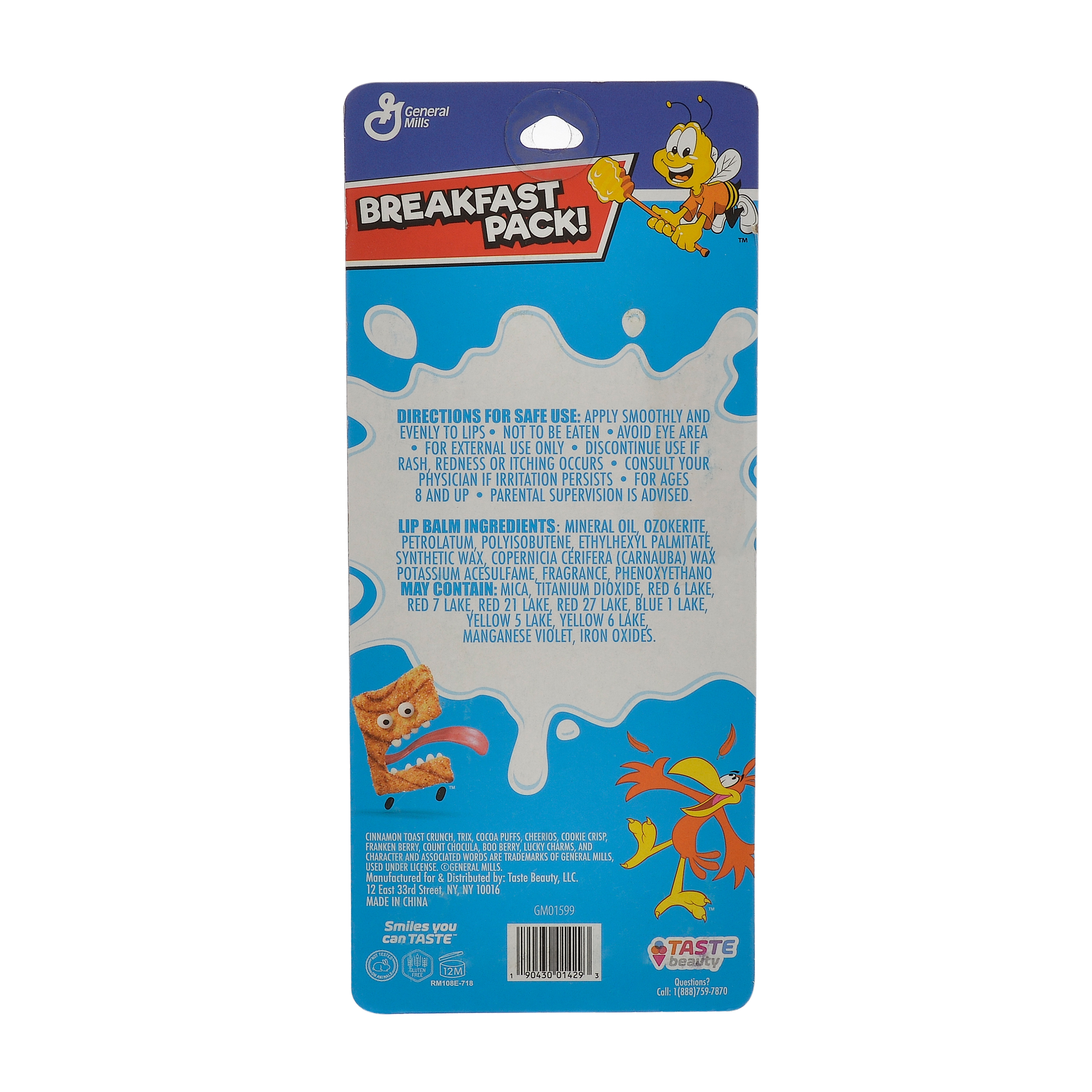 General Mills Breakfast Pack Cereal Flavored Lip Balm, 10 Pieces ($9.99 Value) - image 2 of 4