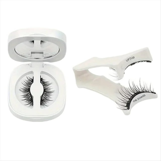 Pestañas Magnéticas Suaves, Sin Pegamento, Reutilizables, de Aspecto Natural, 3D, Fáciles de Aplicar, para Maquillaje de Ojos C