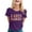Purple, variant on NJGRAE Tunic Tops for Women Loose Fit Dressy Women's T Shirts Women My Son in Law Is My Favorite Child Shirt Day T Shirts Mom Short Sleeve Tops Mothers Day Floral Tee M