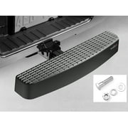 WeatherTech BumpStepXL with Standard Plated Hardware - Hitch Mounted Step and Bumper Protection