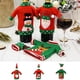 thumbnail image 2 of Injueey Navidad suéter botella de vino cubierta bordado botella de champán suéter sombrero conjunto decoraciones de fiesta Herramientas y accesorios para hornear 1 24*12cm Injueey  JJ25920-01B, 2 of 6