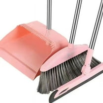 Dustpan Broom Set Floor Wiper Household Cleaning Long Handle Cleaning Set for Lobby Household Kitchen Cleaning