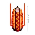 thumbnail image 3 of AZXY Porch Goose Outfits, 23 Inch Halloween Ghost Pumpkin Hot Dog Themed Costume for Cement & Plastic Porch Goose Statue, Holiday Goose Clothing for Outdoor Garden Yard Lawn Patio Statue Decoration, 3 of 5