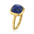 thumbnail image 3 of Ross-Simons Square Lapis Ring in 18kt Gold Over Sterling, Women's, Adult, 3 of 6