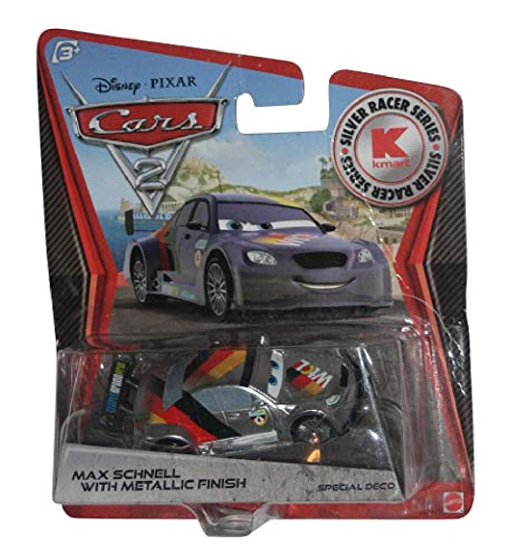 VOITURE DISNEY PIXAR CARS 2 Max Schnell with metallic finish special Deco 