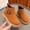 Brown, variant on BRGZLK Girls Snow Boots Winter Fashion Cute Low Heel Anti-Slip Warm Short Booties Outdoor Hiking Walking Shoes for Little Kids/Big Kids Khaki 1 Big Kids