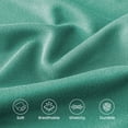 thumbnail image 4 of Sleep Zone Jersey Knit Sheet Set, Teal Queen, 4 Pieces, 14 Inch Deep Pocket Bedding, 4 of 10