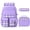Purple, variant on Soda Candy 3 in 1 Kids Backpack Set Plaid Bow Design Water Resistant School Girls Bookbag with Lunch Bag Pencil Case