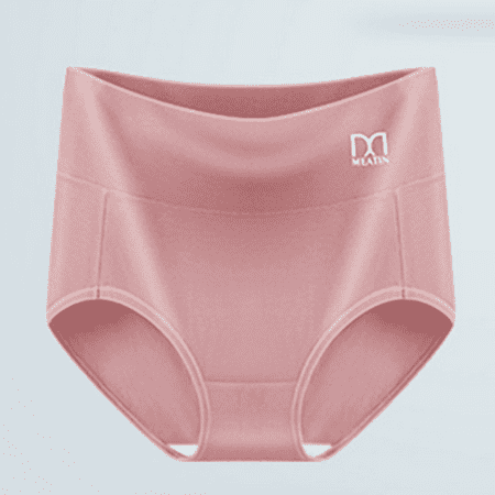 Fulorrnie Underwear for Women High Waisted Seamless Comfort No Show Panty Waistband Briefs Banded Waist Panties  Light Purple  XXL