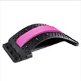 thumbnail image 1 of Dispositivo para aliviar el dolor lumbar, camilla de soporte lumbar multinivel, camilla espinal con terapia magnética, color rosa, 1 of 1