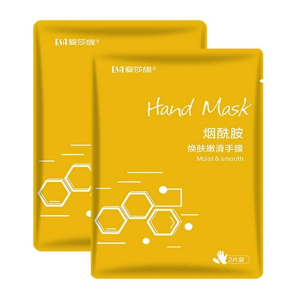 1 Set de 2 Paires de Masque Moussant Hydratant pour les Mains Antirides Masque Nourrissant pour les Mains