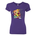 thumbnail image 3 of Colorful Pitbul | People Will Know How Large Your Soul | Dean Russo Art Animal Lover Womens Slim Fit Junior Tee, Purple Rush, XX-Large, 3 of 6