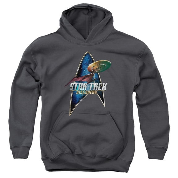 Star Trek Discovery - Discovery Deco - Youth Hooded Sweatshirt - Medium