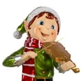 thumbnail image 4 of National Tree Company Pre-Lit Christmas Decoration, Green, Pixie Elf, Playing Fiddle, 12 Multicolor LED Lights, 36 Inch, 4 of 5