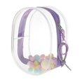 thumbnail image 6 of DOLITY Clear Figure Display Bag Dustproof Mini Doll Storage Bag for Doll Collectors medium Large Violet, 6 of 8