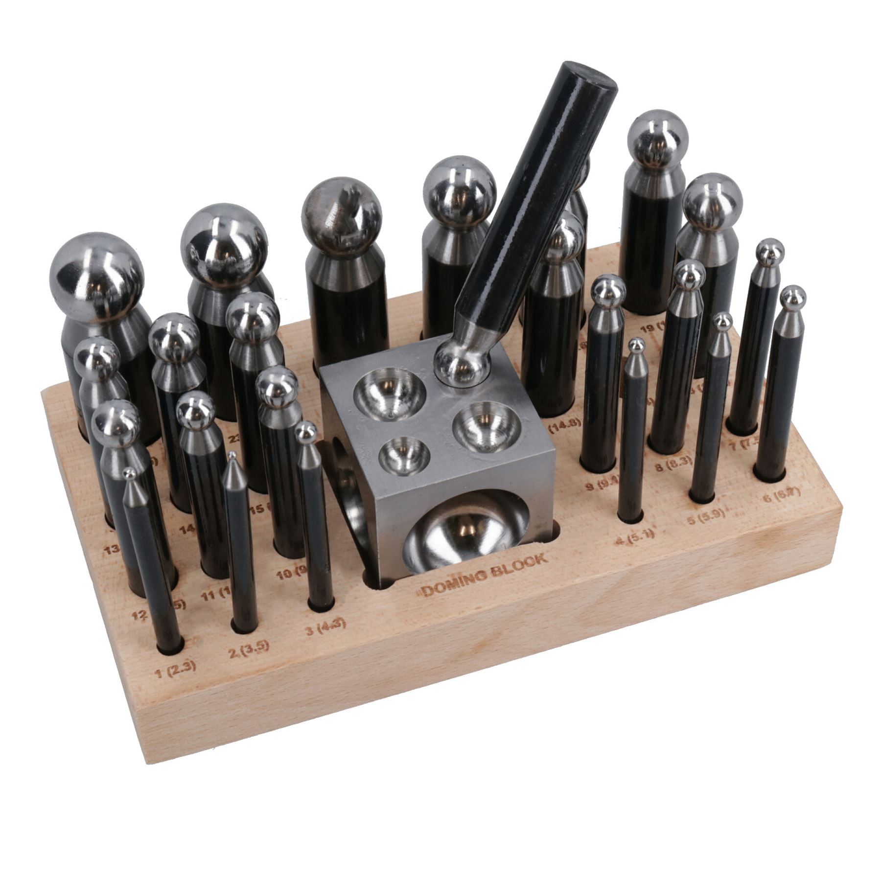 SIMOND STORE 41 PC doming Block and Punch Set - Designer Dapping