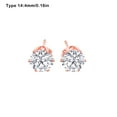 thumbnail image 3 of 1 par de pendientes elegantes elegantes de acero inoxidable libres de alergias, estrella romántica hecha a mano, pendientes redondos con cuentas Ropa, zapatos y accesorios Miscelánea rosa roja 4mm Minnieouse  AP011093-14B, 3 of 6