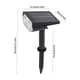 thumbnail image 2 of Lámpara Solar de Pared para Exteriores Wff240401781 | Luz Led Ajustable para Jardín y Patio con Carga Usb, Resistente Al Agua Ip65 | Iluminación de Seguridad para Vallas, Caminos, Patios y Paisajes, 2 of 6