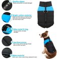 thumbnail image 2 of Ropa de esquí para perros chalecos de algodón transpirables al aire libre artículos para mascotas ropa de algodón para perros XXL azul PenghuiLiu 9024719108421, 2 of 5