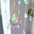 thumbnail image 4 of Crystal Suncatcher Hanging Gift, Sun Catcher for Windows, Garden Boho Decor, Amethyst Crystal Suncatcher, 4 of 7