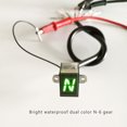 thumbnail image 4 of Riwesomey Indicador de marcha digital LED Pantalla de motocicleta Sensor de palanca de cambios Luz azul M Accesorios para motos, 4 of 6