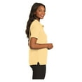 thumbnail image 3 of Port Authority Women's Short Sleeve Silk Touch Classic Polo Shirt Banana 2X-Large, 3 of 4