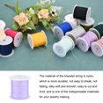 thumbnail image 3 of Uxcell 0.4mm Nylon String for Bracelets 153 Yard Nylon Satin Cord Beading Thread for Jewelry Making Light Purple, 3 of 7