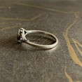 thumbnail image 4 of 925 Sterling Silver Ring For Womens, Genuine Garnet Ring Gemstone Unique Handcrafted Ring For Her, 4 of 6
