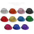 thumbnail image 3 of Unisex Brilliant Glitter Sequin Jazz Cap Dance Show Party Sequins Hat Birthday Party, 3 of 5