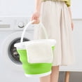 thumbnail image 6 of 3L Folding Bucket Portable Folding Silicone Car Wash Outdoor Fishing Travel Bucket Home Storage Collapsible Household Items, 6 of 9