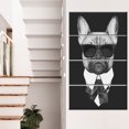 thumbnail image 1 of French Bulldog Fashion Portrait - Animal Canvas Art Print, 1 of 3