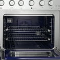 thumbnail image 6 of Cosmo 48 in. Lumin Collection 6.7 cu. ft. Double Oven Dual Fuel Range with 6 Sealed Burners, Rapid Convection, Stainless Steel, 6 of 11
