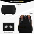 thumbnail image 5 of Backpack Cooler lunch bag 36 Can Capacity Insulated Bag for Camping, Beach, Hiking & Travel Colorful Clouds and Mountains, 5 of 7