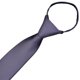 thumbnail image 1 of Corbatas con cremallera para hombre, estilo formal, de negocios, de diseño sencillo, color liso, para fiestas (morado), 1 of 7