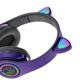 thumbnail image 4 of Bonitos audífonos para juegos con orejas de gato de baja latencia compatibles con Bluetooth para música deportiva, 4 of 5