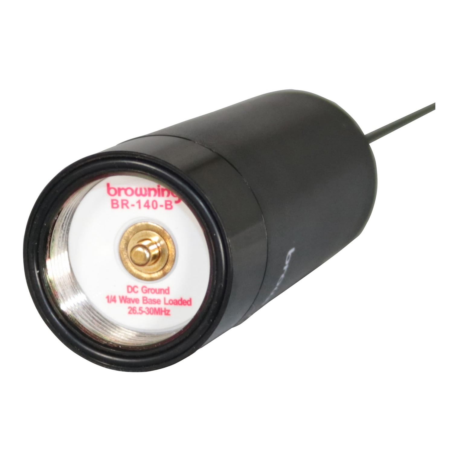 Browning 200-Watt Low-Band 26.5 MHz to 30 MHz Unity-Gain UHF Antenna with NMO Mounting (Black Base), Black Base