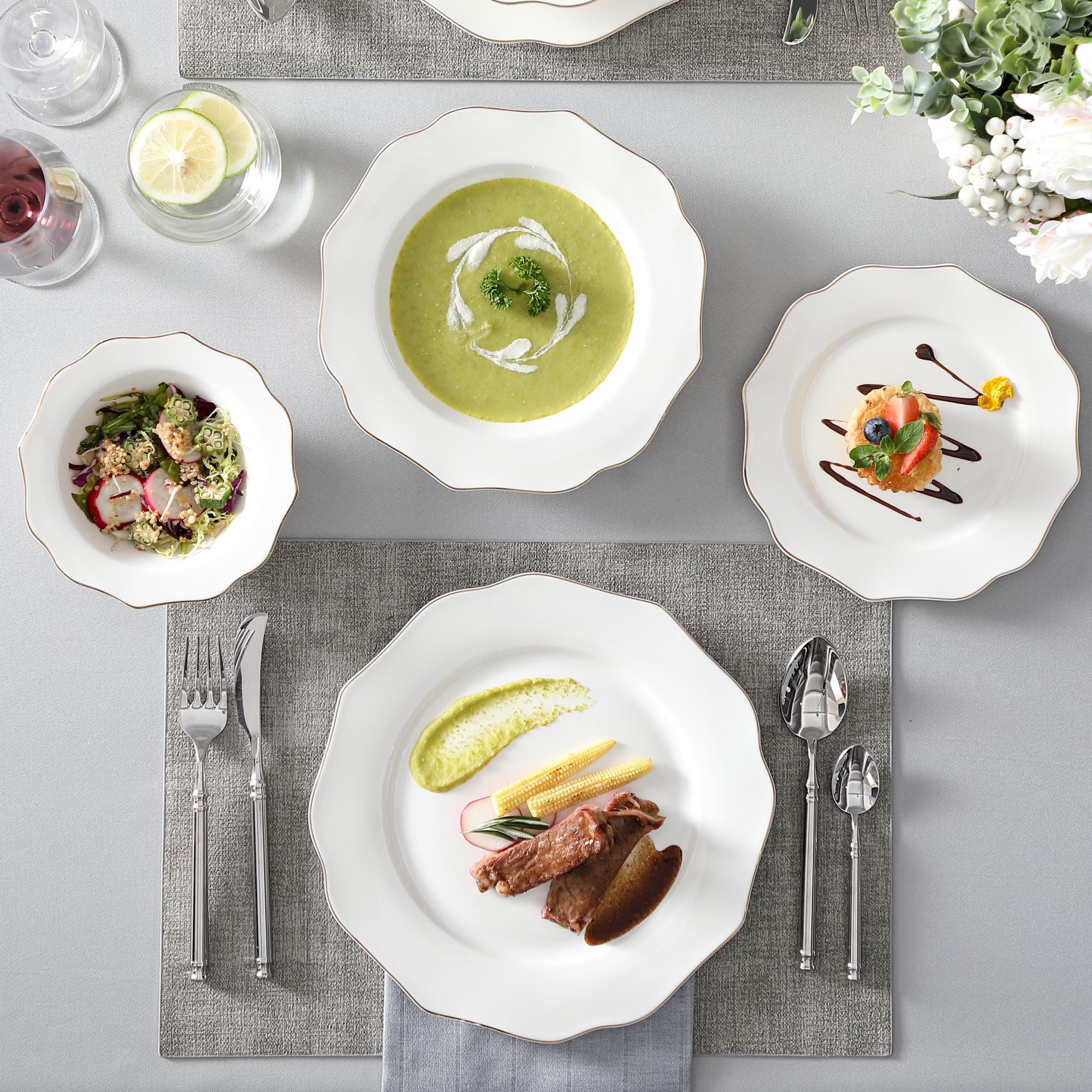 Malacassa Dinnerware - My Life is a Journey Not a Destination