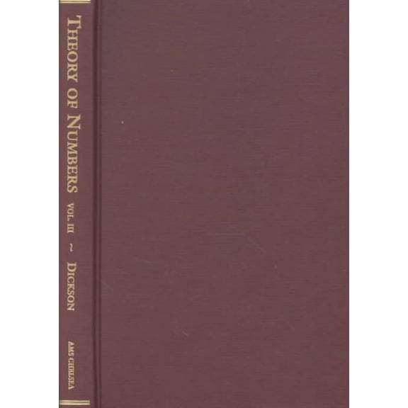 History of the Theory of Numbers