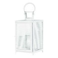 thumbnail image 1 of Horizon Candle Lantern, White - Large, 1 of 1