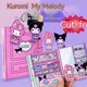 thumbnail image 2 of Sanrio My Melody Kuromi Quiet Book - Juguetes creativos hechos a mano para niños y niñas, sin cortar, juguetes de descompresión para adultos, regalo, 2 of 5
