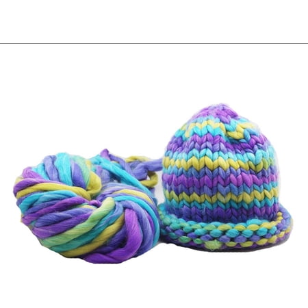 500g/1.1lb Super Chunky Knit ,Big Ball ,Jumbo ,DIY Bulky Roving ,Giant ...