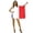 Light Blue, variant on Womens Germany Flag Wearable Cape Dress Poncho for International Sports One Size