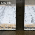thumbnail image 2 of Garvee 6'x9' Area Rug Contemporary Bordered Area Rugs Soft Abstract Foldable Accent Rug for Dining Room Home Office, Yellow, 2 of 6