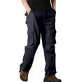 thumbnail image 2 of TXGREN Cargo Pants for Men Men's Work Pants Hiking Cargo Pants Six Pockets Outdoor Ripstop Multi Pockets Breathable Cotton Pants Size:29-44, 2 of 9