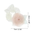 thumbnail image 4 of Unique Bargains 1 Pc Fashion Elegant Flower Hair Scrunchies for Women for Girls 2.76"x2.36" Pink, 4 of 5