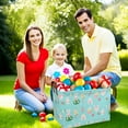thumbnail image 4 of NIETEIN Cute Easter Basket Large Canvas Personalized Rabbit Design for Kids, 4 of 7
