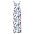 thumbnail image 5 of TaTaai Women's Fashion Print Casual Jumpsuit Sleeveless V-Neck Backless Design with Side Pockets Lightweight Soft Polyester Comfortable Outfit for Daily Beach All Season Gift, 5 of 5