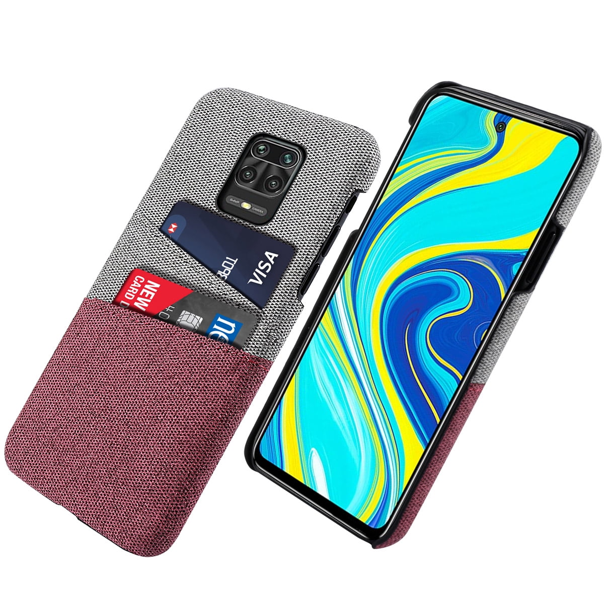 Redmi Note Pro Max Back Cover With Holder For Xiaomi Redmi Note 9S